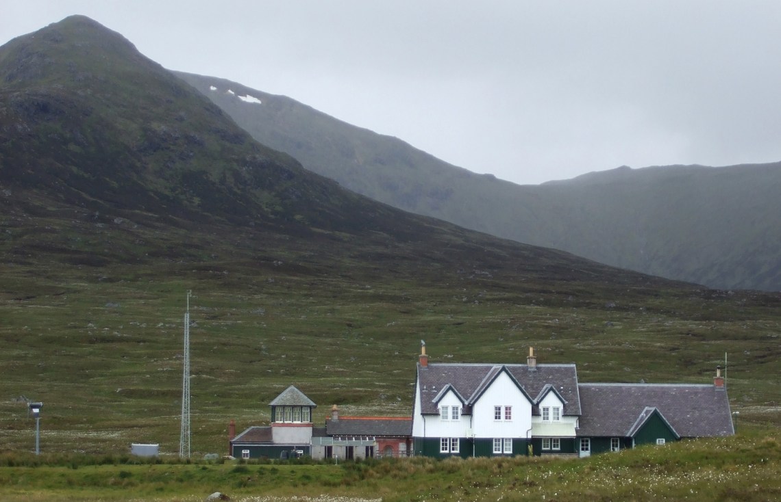 3. Corrour Station overshadowed by Leum Uilleim - James Carron