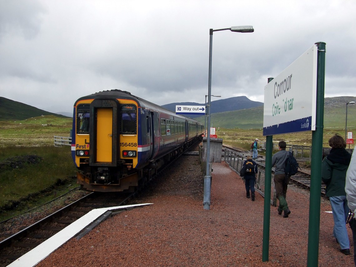 4. The train is the only means of transport into Corrour - James Carron